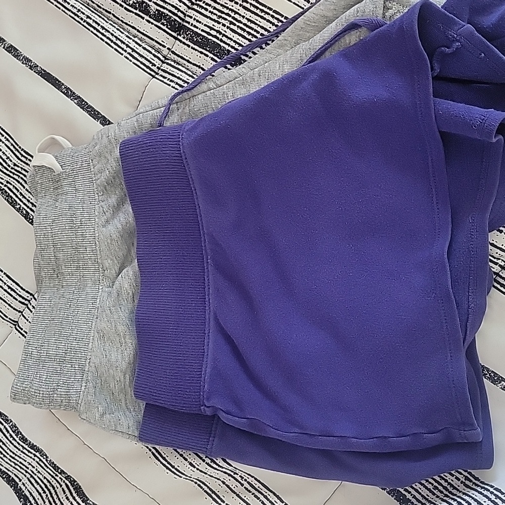 Two pairs of cozy shorts